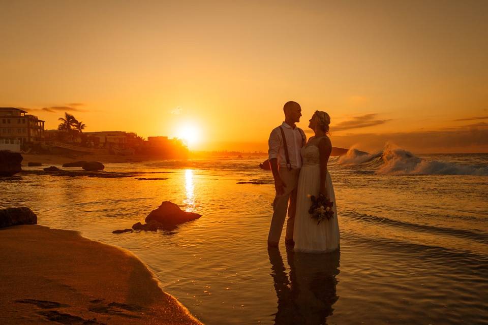 Beach wedding Puerto Rico