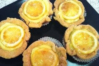 Gorgeous Lemon Custard Petite Pies with Candied Lemon Slices