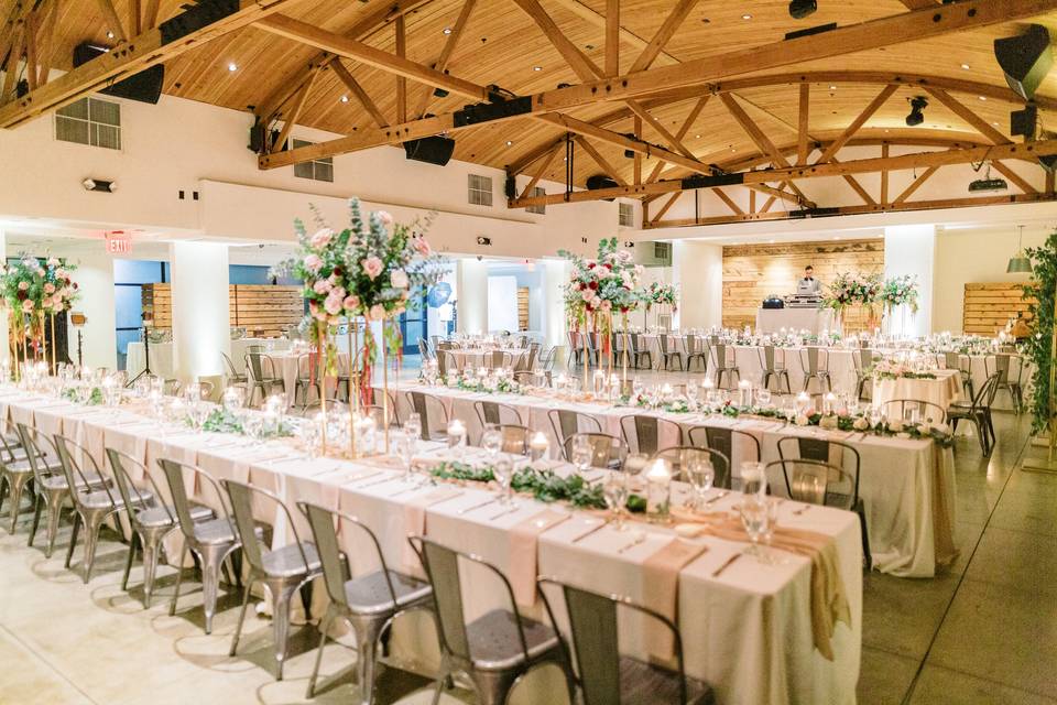 Long Tables for Reception