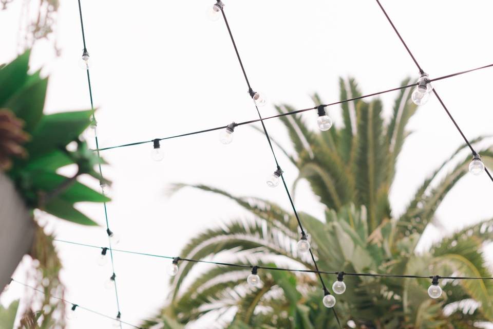 String Lights on the Patio