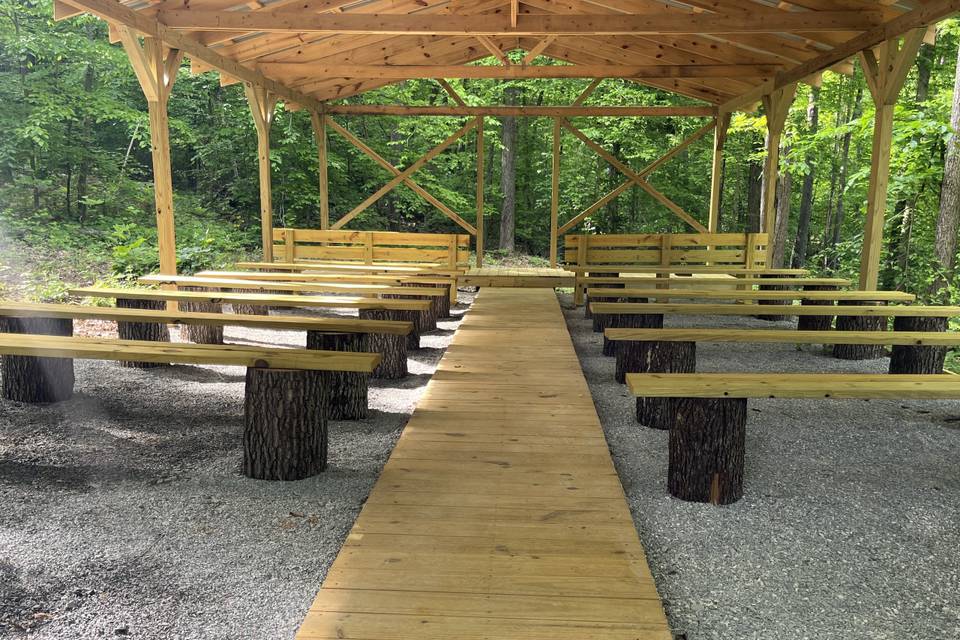 Covered pavilion