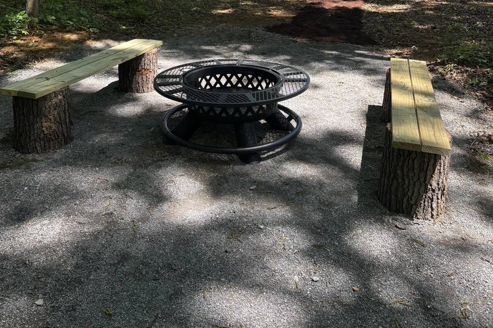 Fire pit area