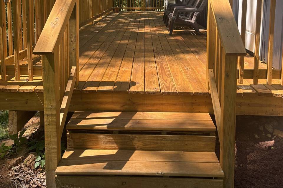 Back deck