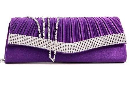 Purple Evening/Cocktail purse. Perfect for Bride, Bridesmaids Gifts, Mother of the Bride, Mother of the groom and more!