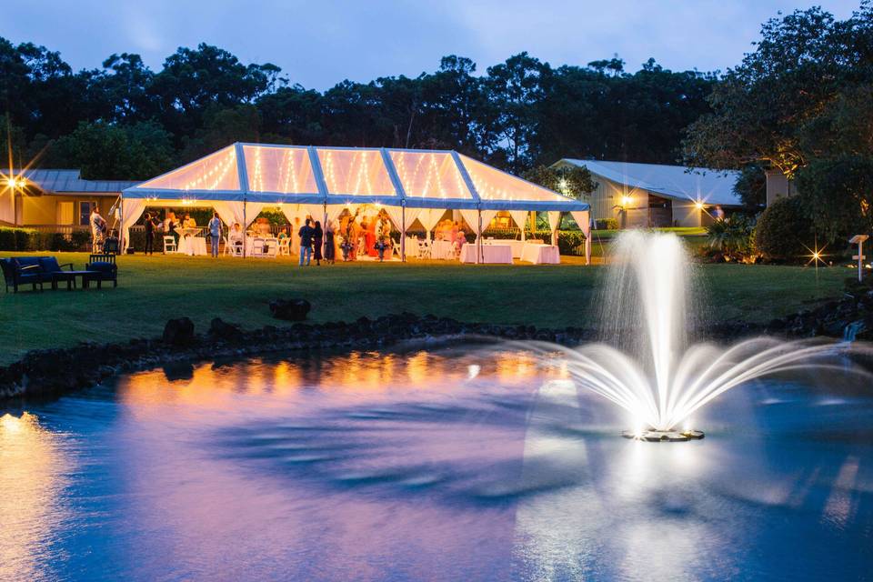 Fountain at Charlie's Pond