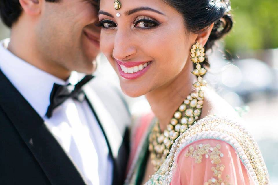 Groom and bride