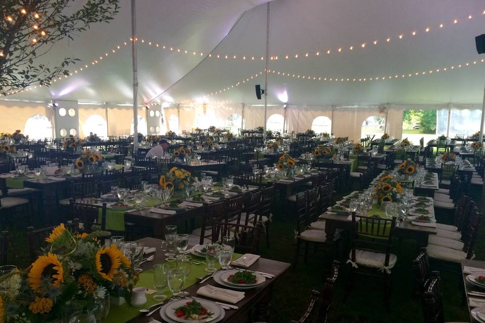 Catering tables