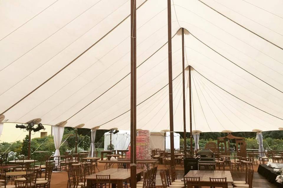 Tent wedding