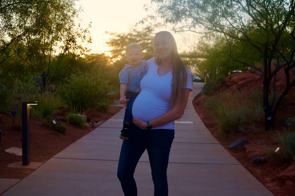 Mommy and son