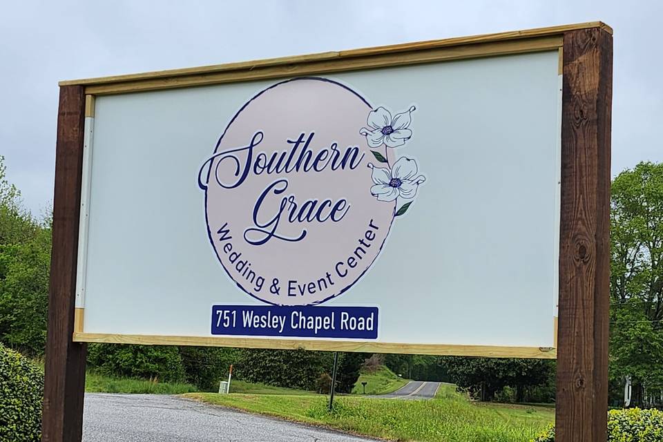 Southern Grace sign