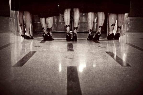 Bride with the bridesmaids