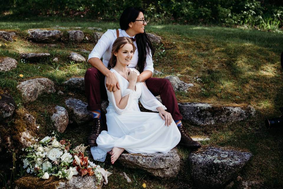 Mountain elopement