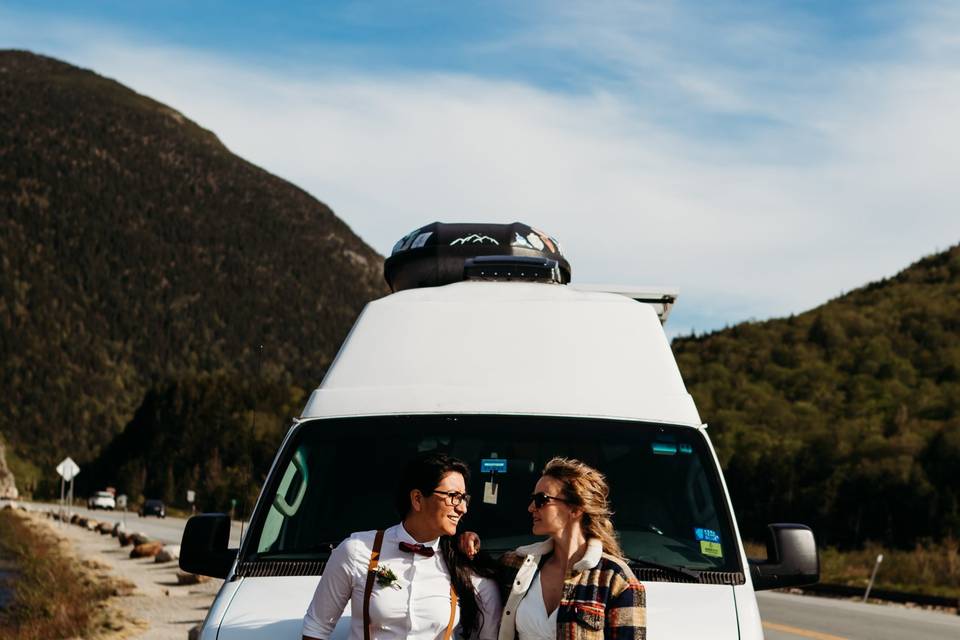 Mountain elopement