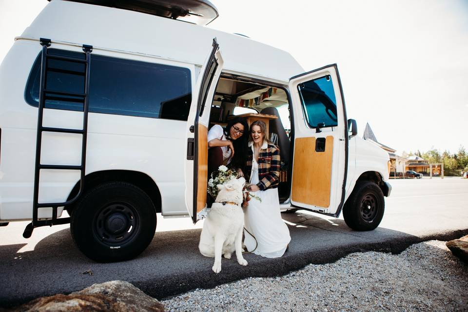 Mountain elopement