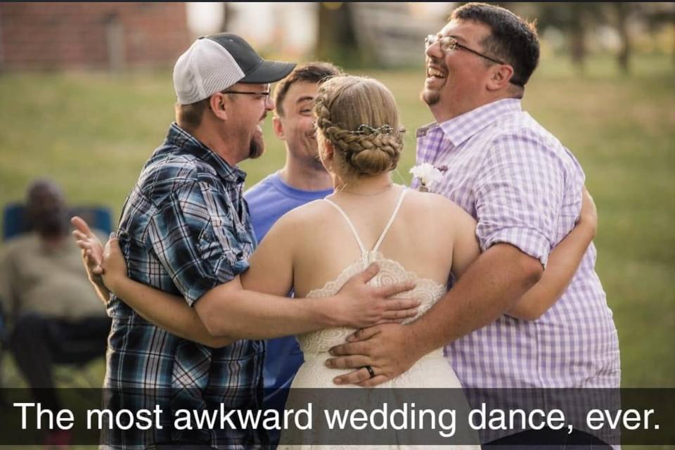 Fun wedding dance