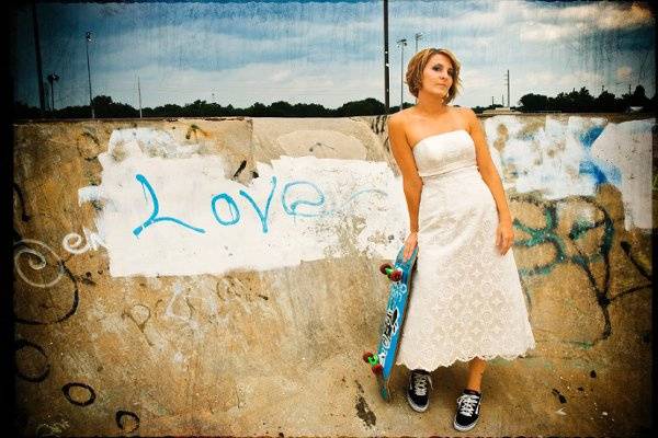 A Trash the Dress session by wedding photographer Rich Johnson of Spectacle Photo.