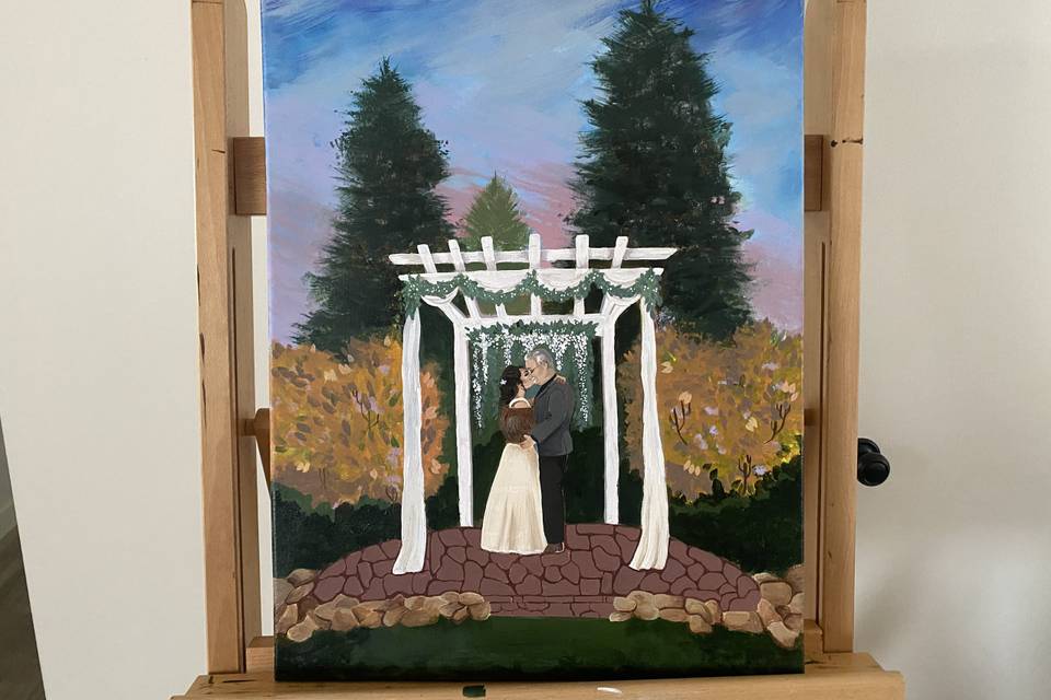 Wedding painting