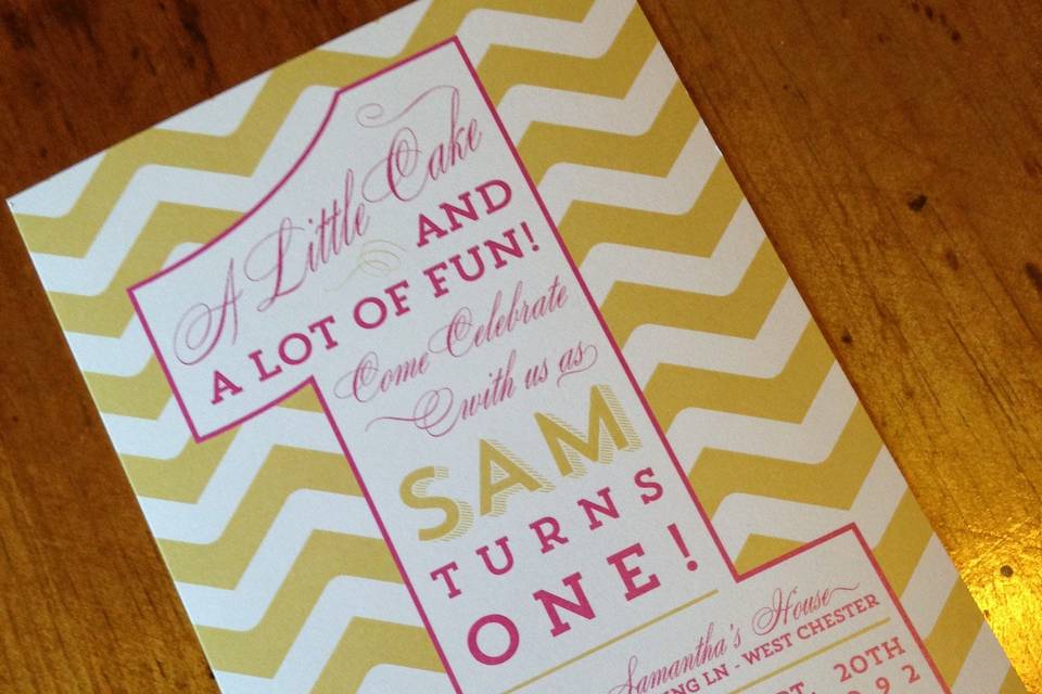 Valerie Briglia Custom Invitations and Design