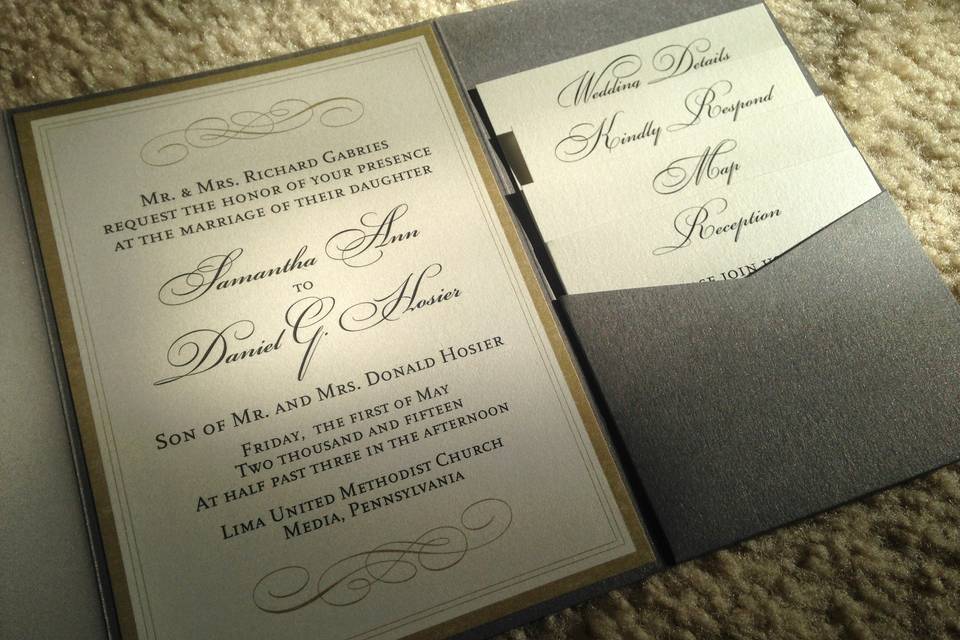 Valerie Briglia Custom Invitations and Design