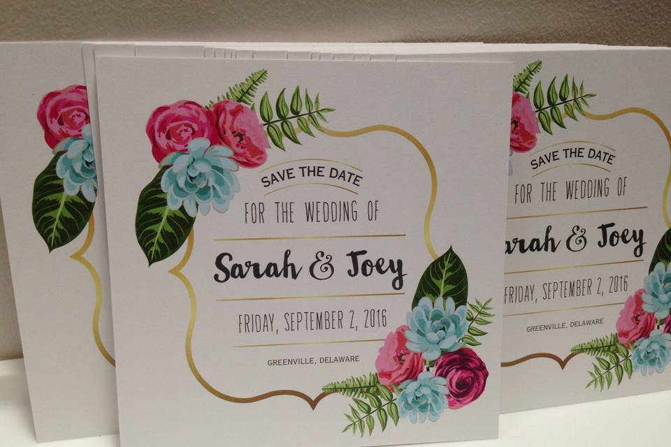 Valerie Briglia Custom Invitations and Design