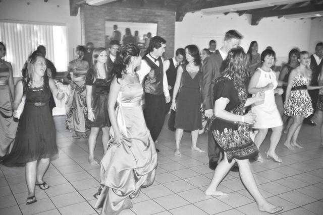 Guests having fun on the dance floor