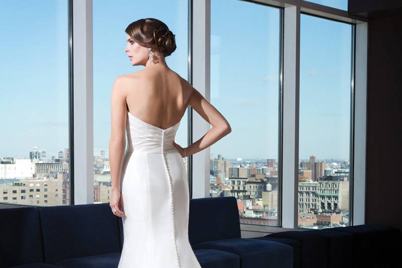 Style 9764Corded lace ball gown embellished with a sweetheart neckline