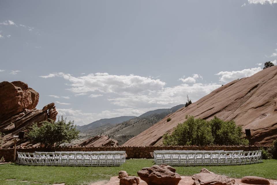 Trading Post Backyard Ceremony