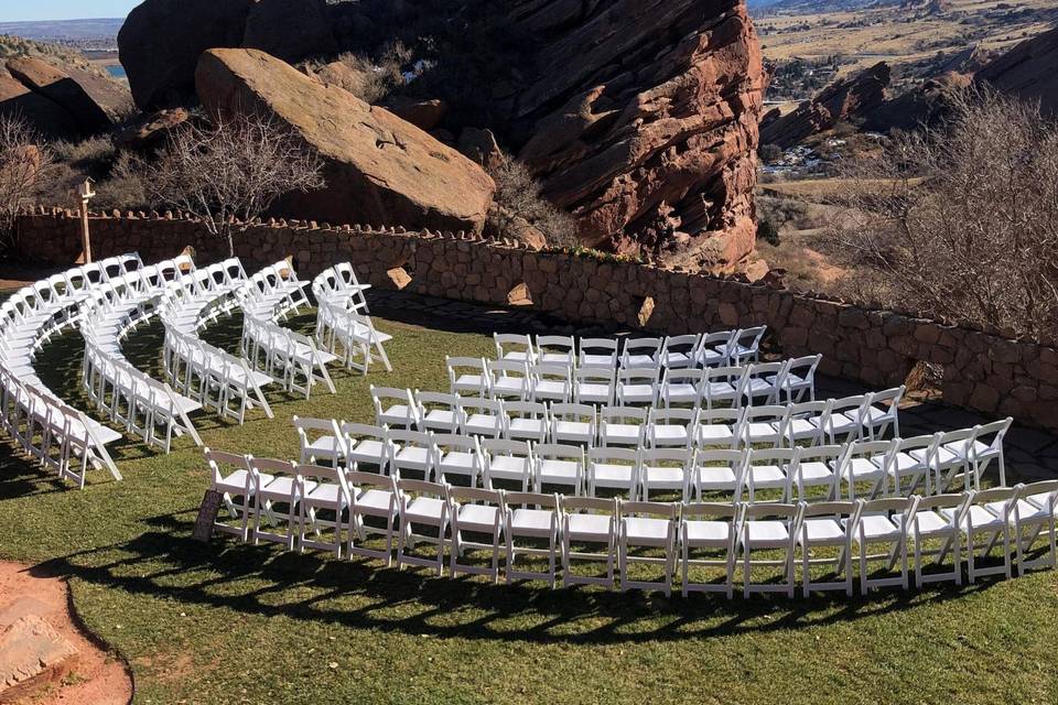 Trading Post Backyard Ceremony