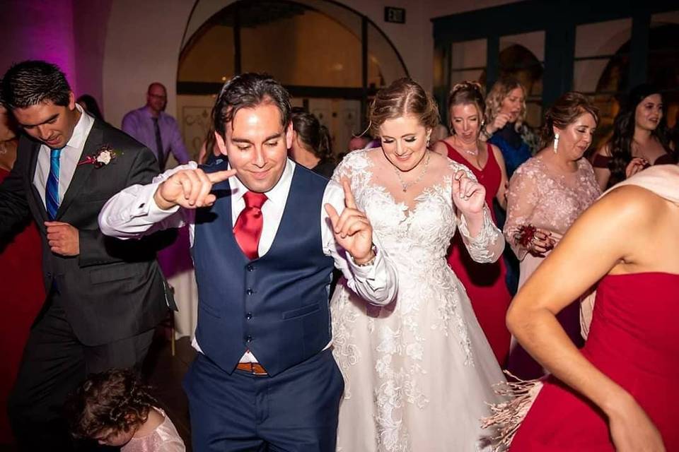 The happy newly weds!