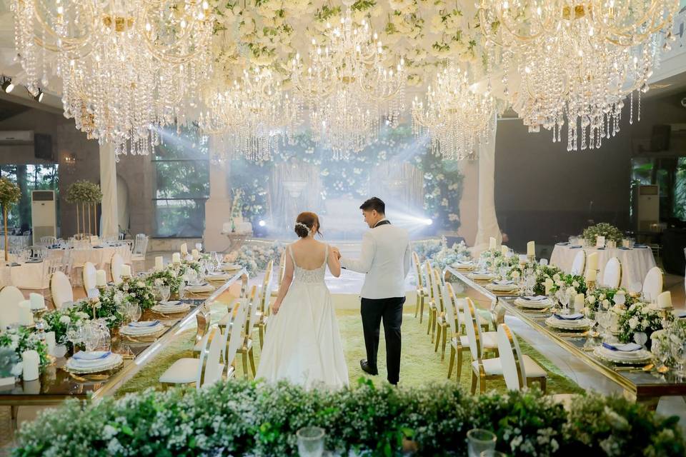 Sneak peak of reception
