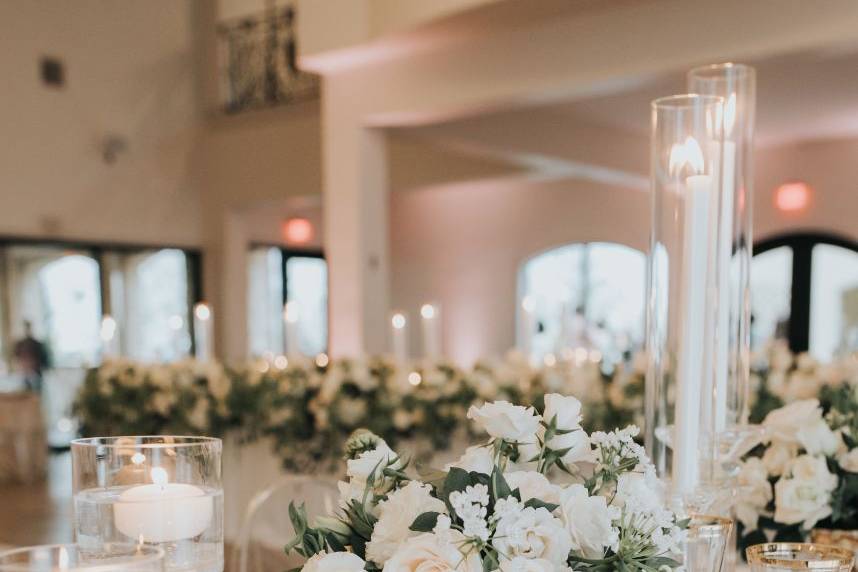 White romantic reception
