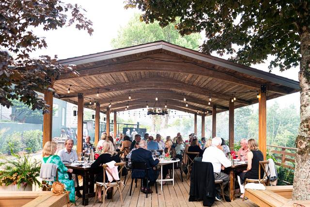The outdoor pavillion