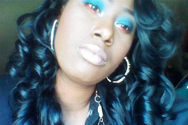 NFL NY GIANTS INSPIRED MAKEUP