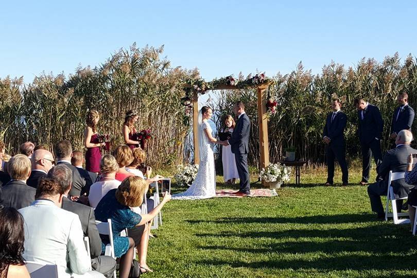 Outdoor wedding