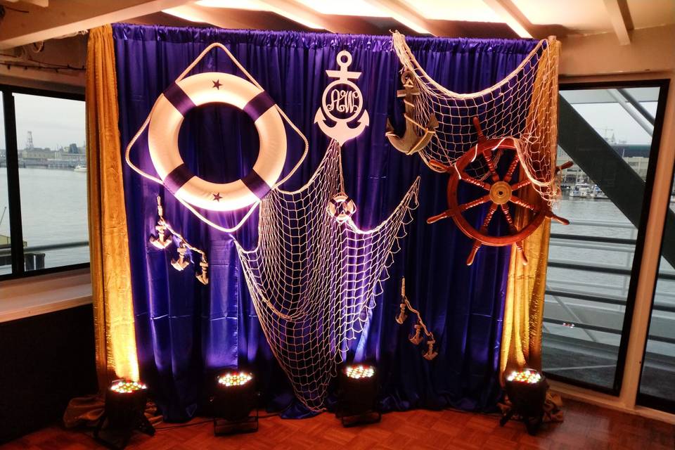 Nautical Photo Backdrop