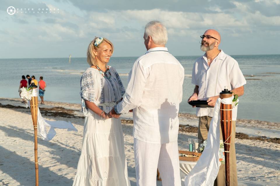 Wedding at Smathers Beach