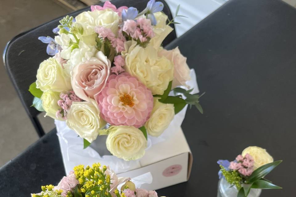 Iris and Lily Floral Design