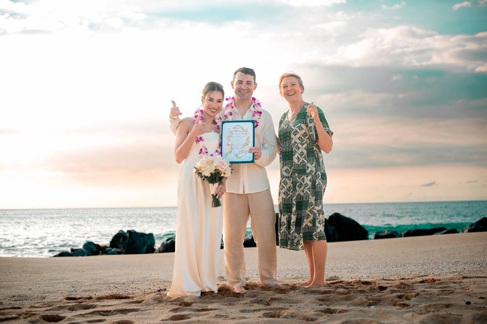 A cinematic elopement