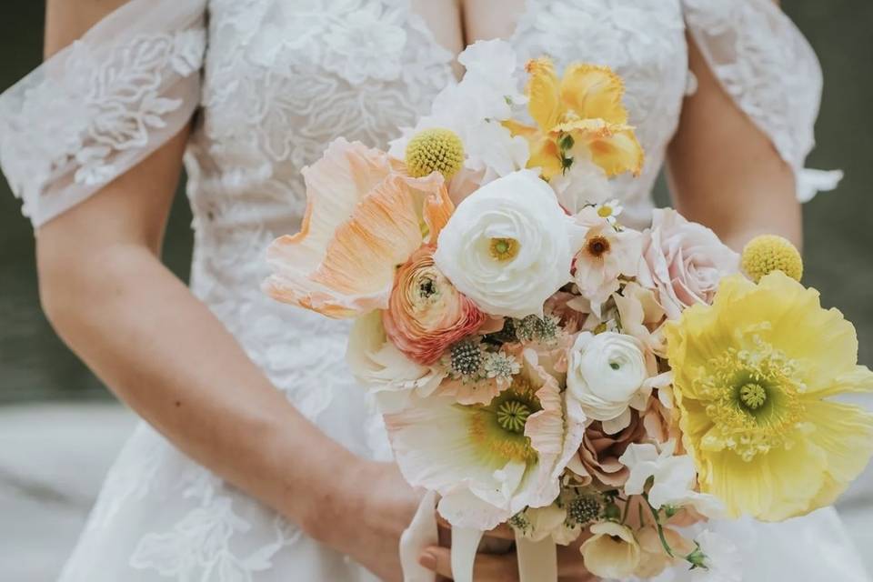 snowdrop flower bouquet