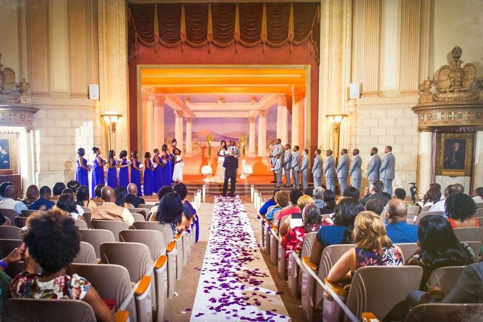 Aisle decor wedding​