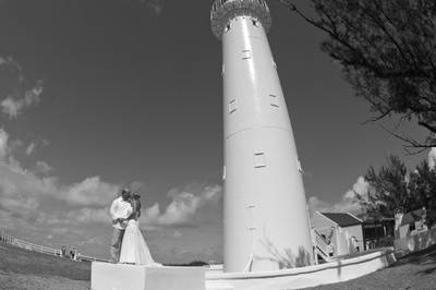 The historic Lighthouse is the highlight for cruise ship weddings.
