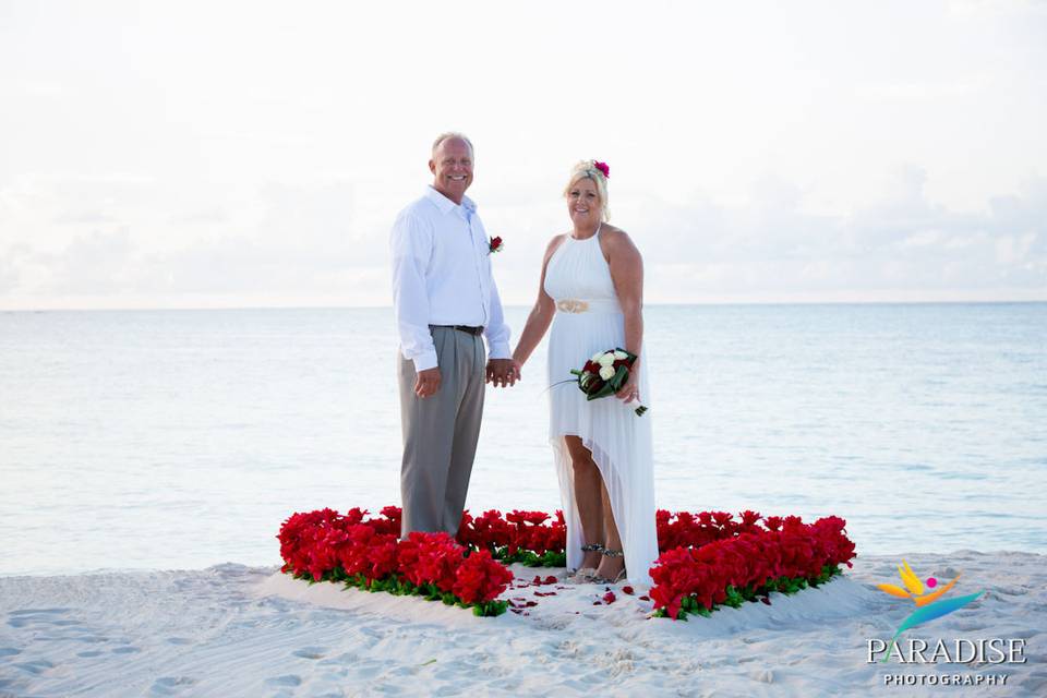 Couple by the beach