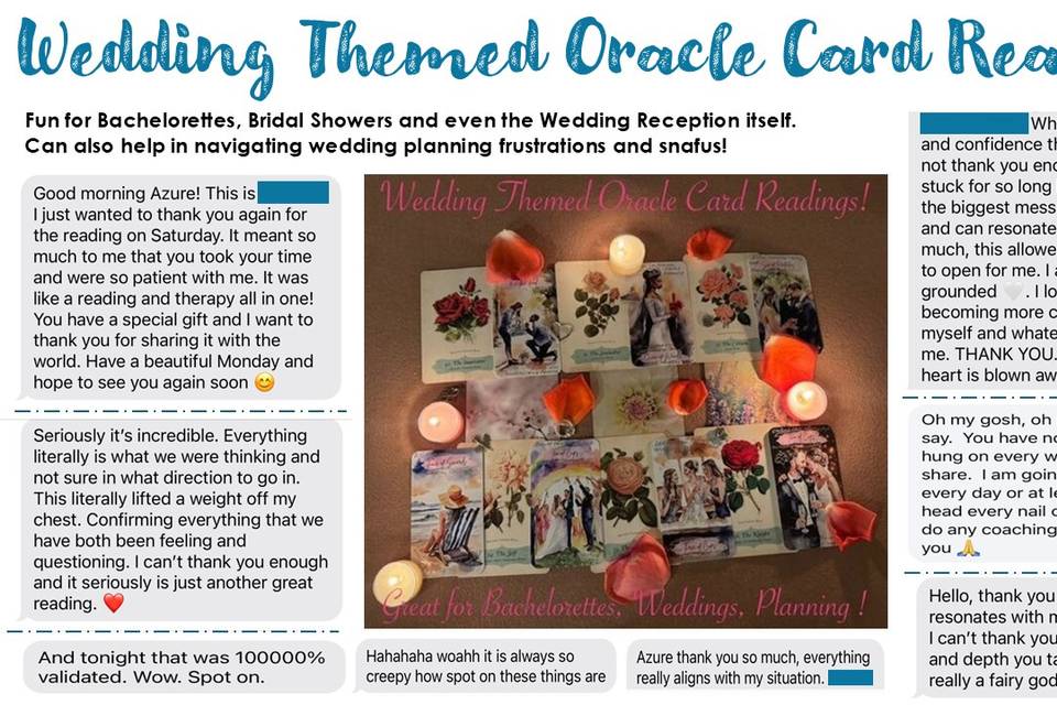 Wedding Themed Oracle Reading