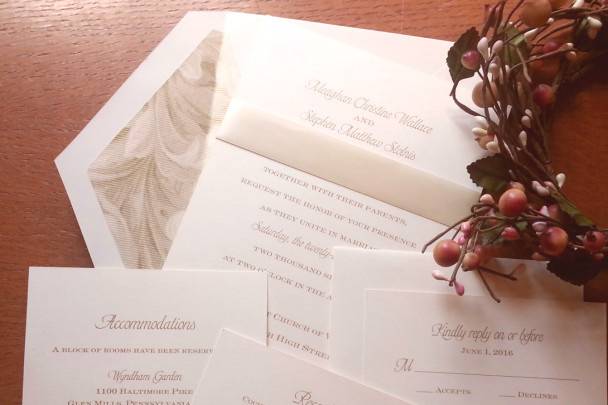 Simple invitation