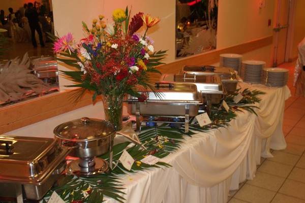 buffet table