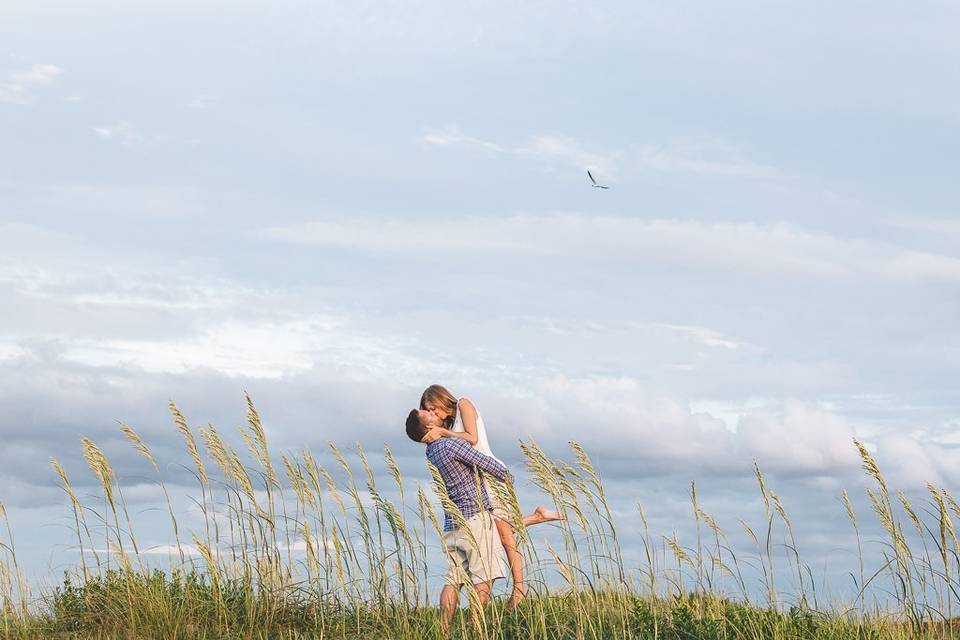 Coquina engagement sesssion