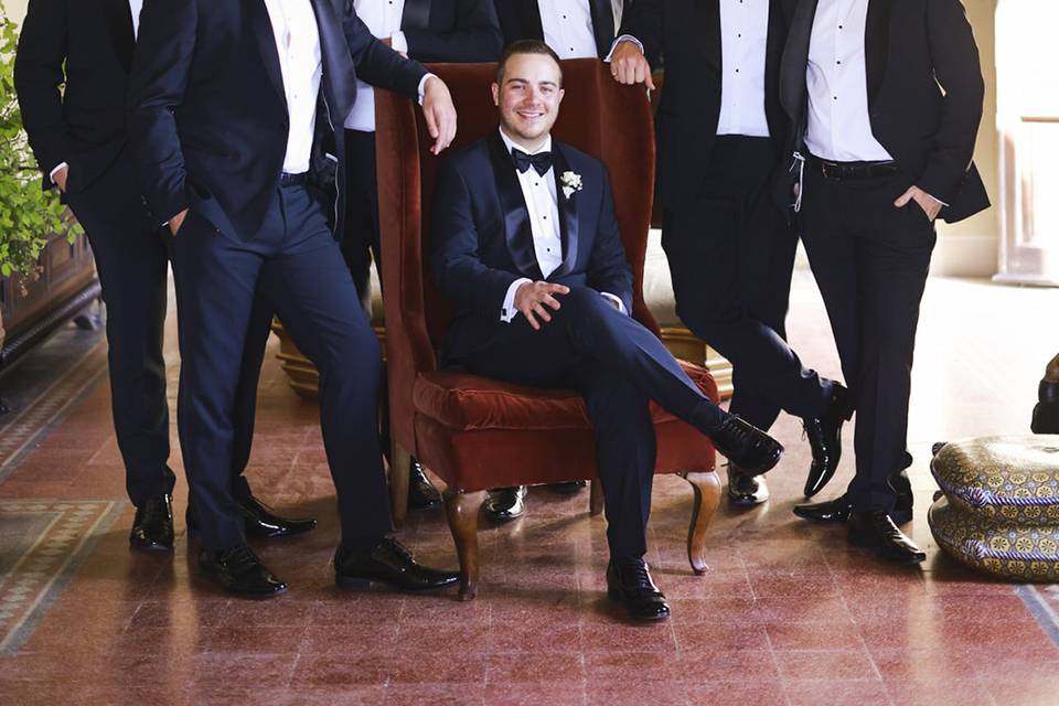 Groom & groomsman