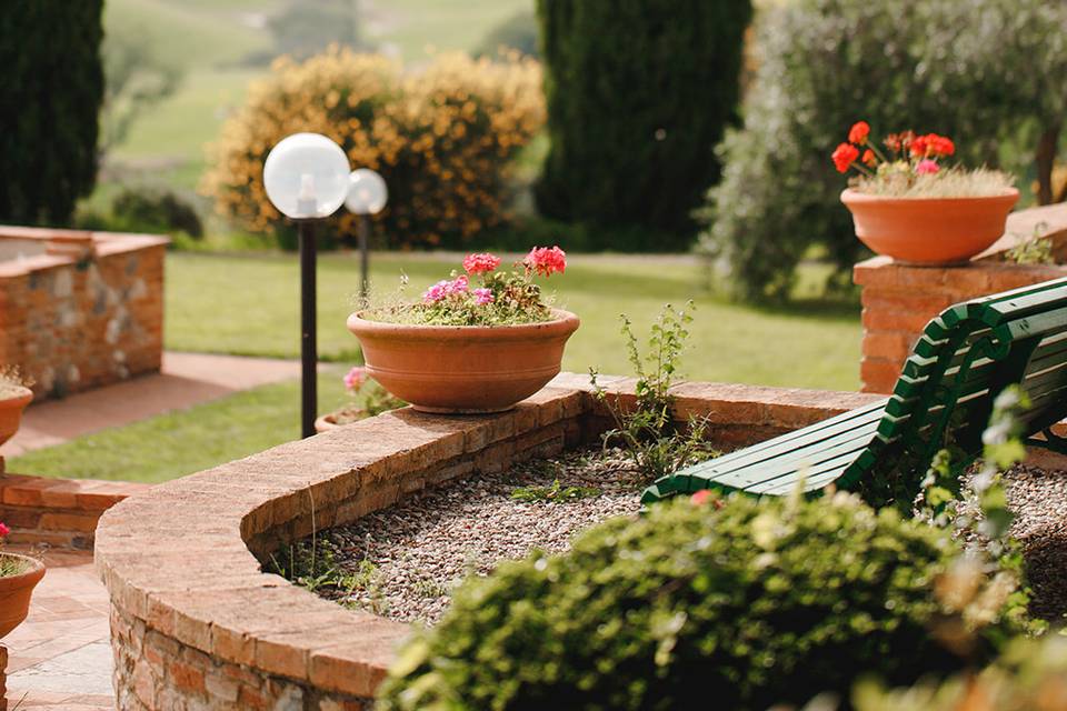 Venue gardens in Tuscany