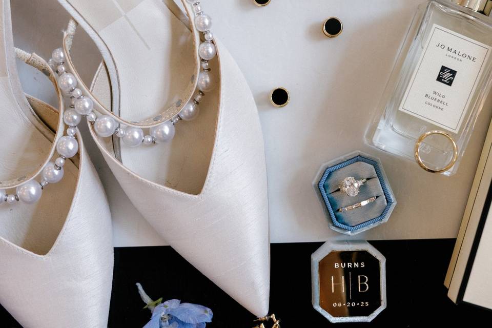 Checkered Floor flat lay