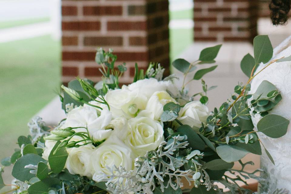 White flowers